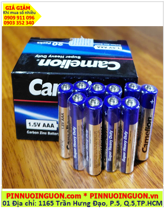 COMBO 01HỘP 40viên Pin AAA 1.5v Camelion R03 Heavy Duty chính hãng _Giá chỉ 97.000đ/ HỘP 40viên